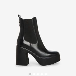 PADIMA BLACK LEATHER Ankle Boots